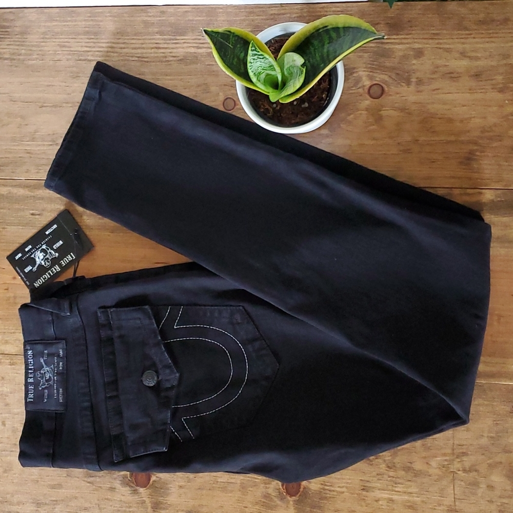 True religion men's Rocco flap relaxed skinny jeans - Picture 8 of 8